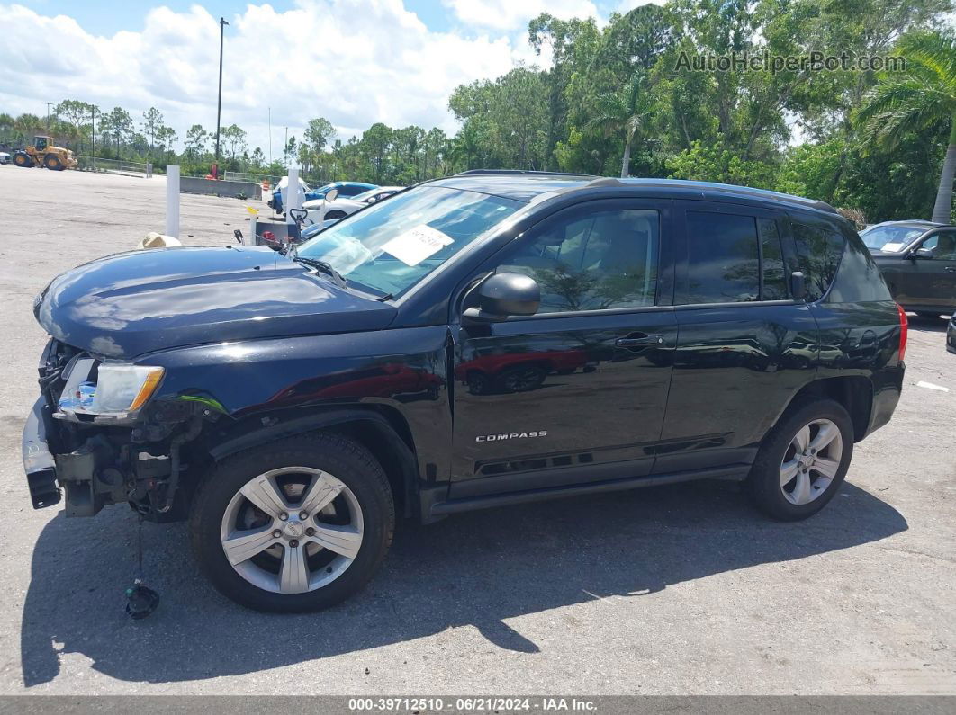 2013 Jeep Compass Latitude Black vin: 1C4NJDEB9DD222670