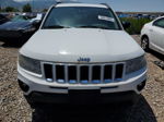 2013 Jeep Compass Latitude White vin: 1C4NJDEB9DD228520