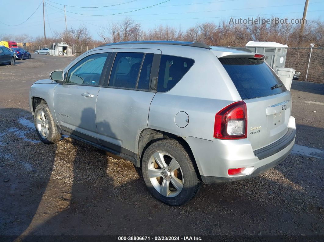 2014 Jeep Compass Latitude Silver vin: 1C4NJDEB9ED501621