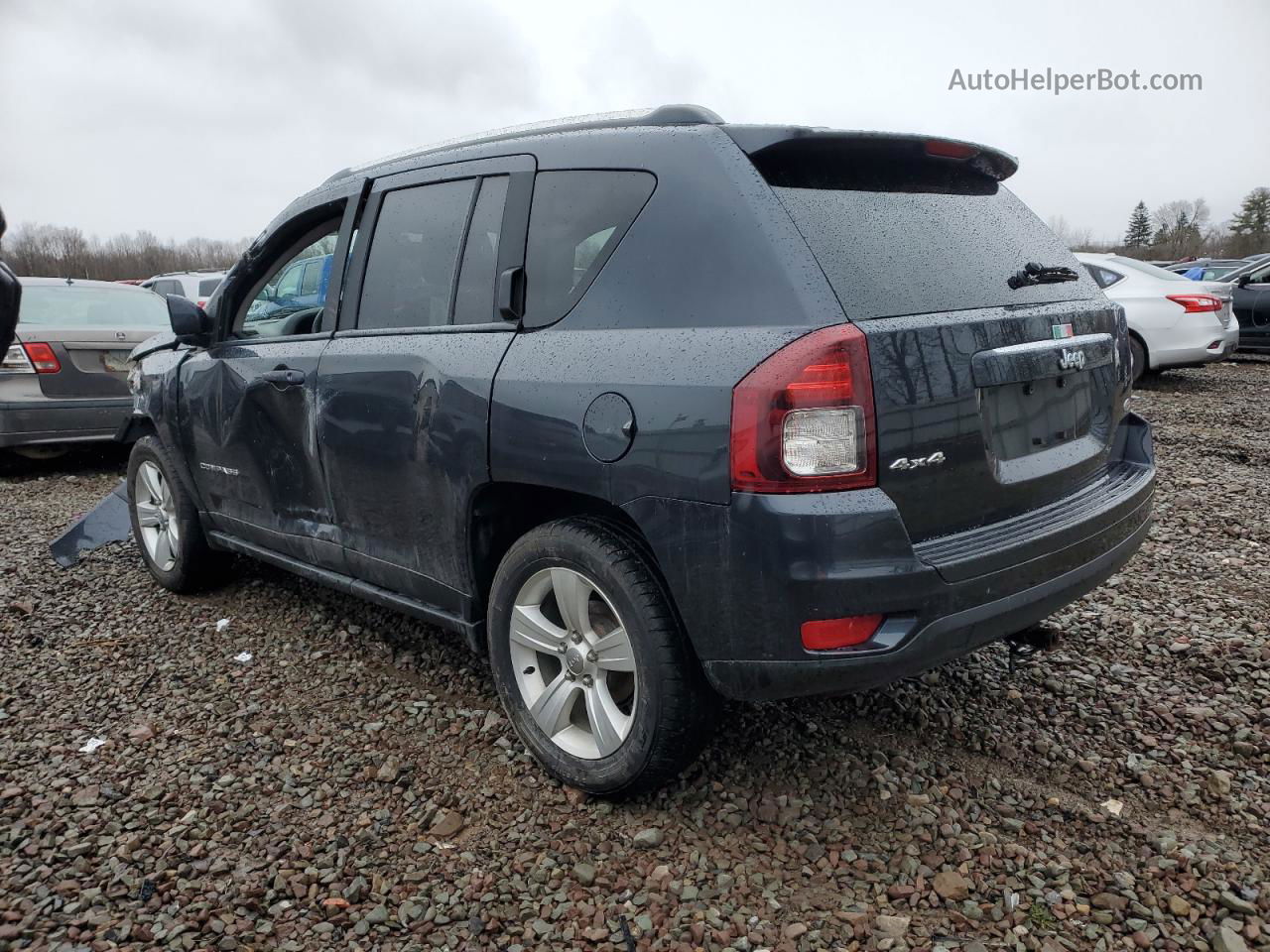 2014 Jeep Compass Latitude Black vin: 1C4NJDEB9ED532920