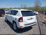 2014 Jeep Compass Latitude White vin: 1C4NJDEB9ED670621