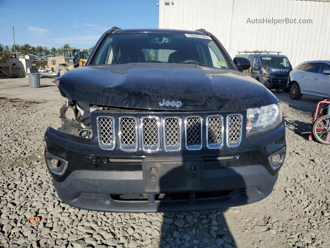 2016 Jeep Compass Latitude Black vin: 1C4NJDEB9GD729220