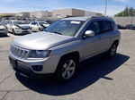 2016 Jeep Compass Latitude Silver vin: 1C4NJDEB9GD758345