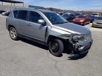 2016 Jeep Compass Latitude Silver vin: 1C4NJDEB9GD758345