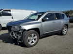 2016 Jeep Compass Latitude Silver vin: 1C4NJDEB9GD781379