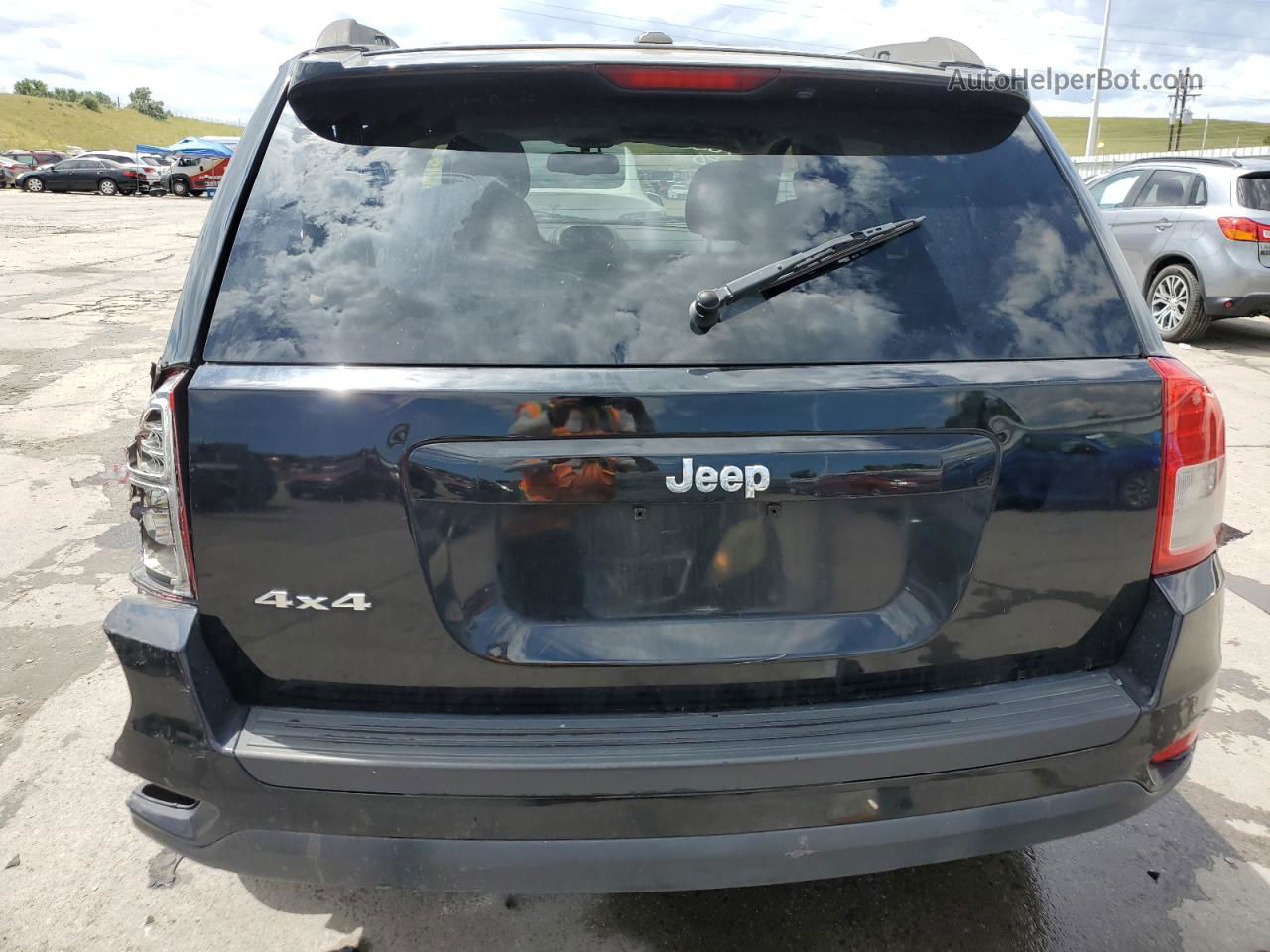 2013 Jeep Compass Latitude Black vin: 1C4NJDEBXDD129172