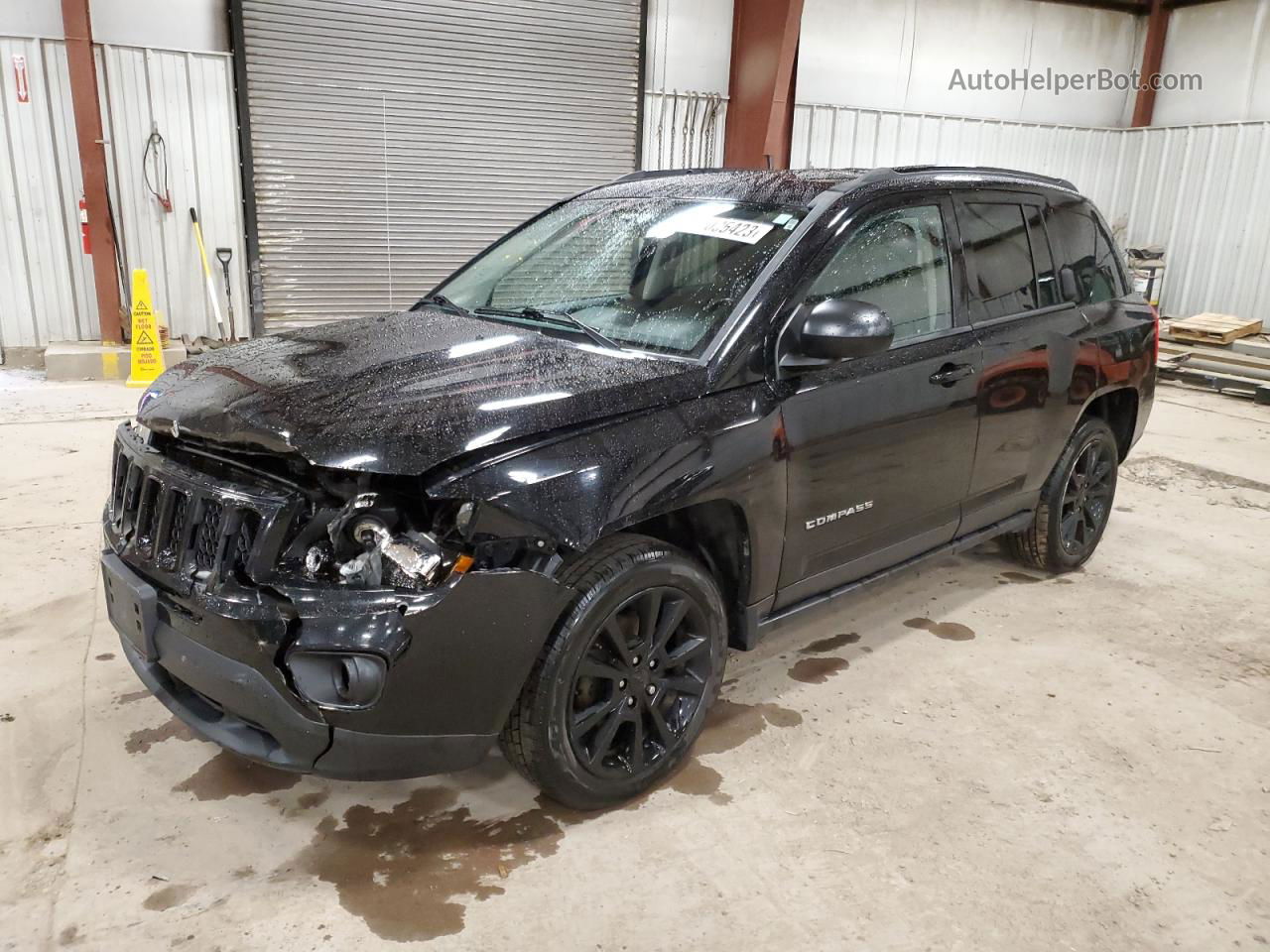 2013 Jeep Compass Latitude Black vin: 1C4NJDEBXDD167470