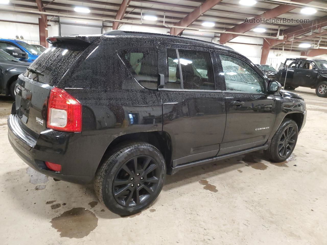 2013 Jeep Compass Latitude Black vin: 1C4NJDEBXDD167470