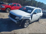 2013 Jeep Compass Latitude White vin: 1C4NJDEBXDD234407