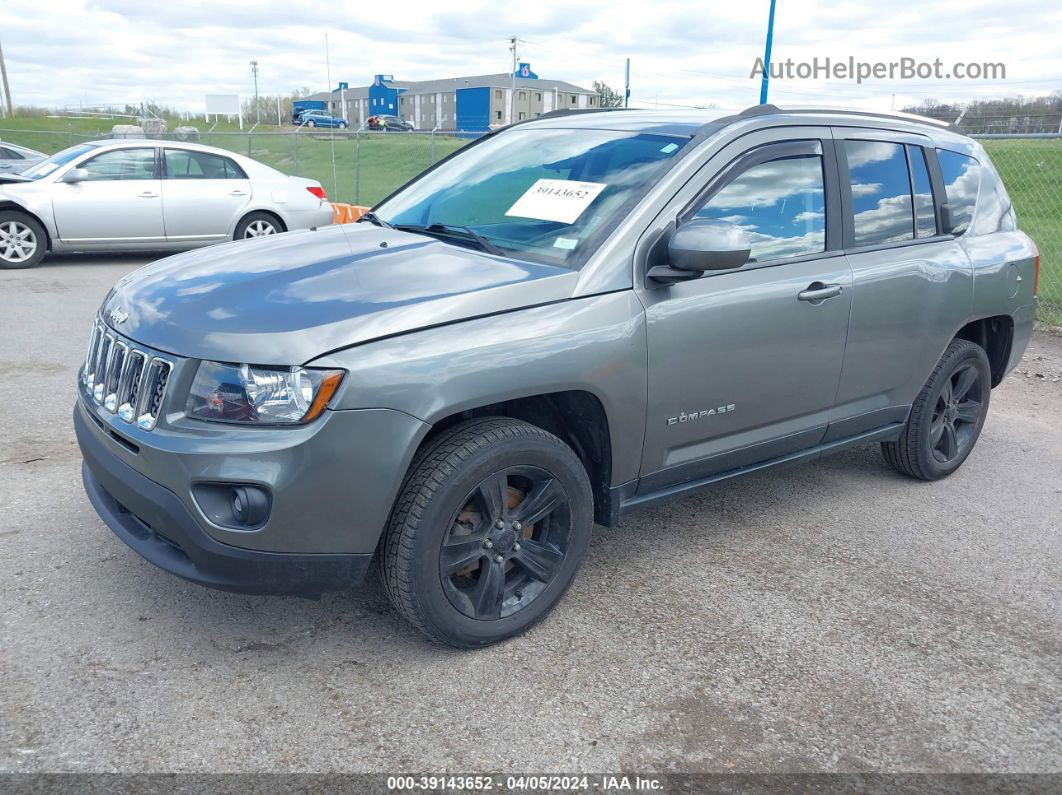 2014 Jeep Compass Latitude Gray vin: 1C4NJDEBXED535955