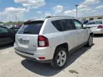 2014 Jeep Compass Latitude Silver vin: 1C4NJDEBXED537253