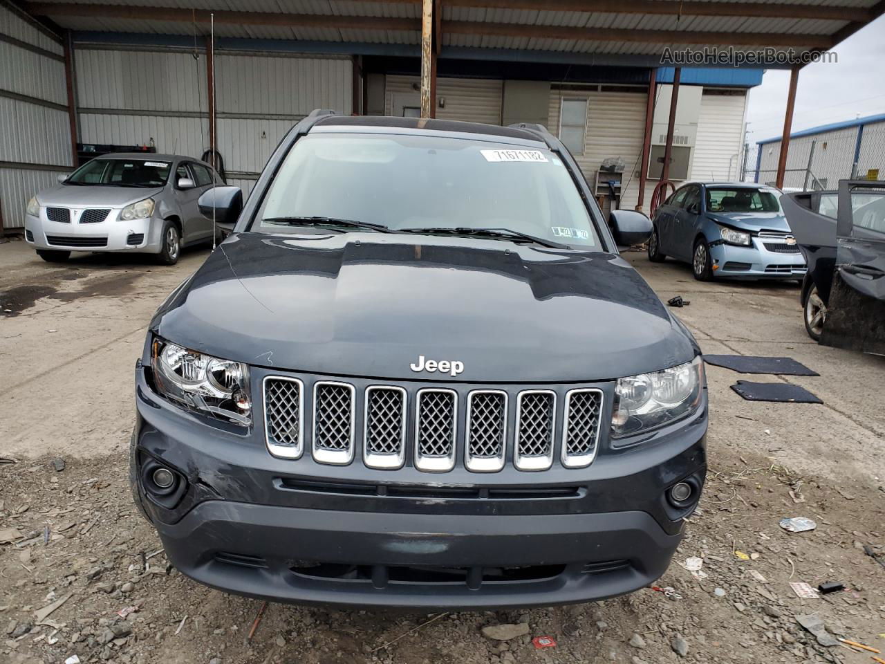 2014 Jeep Compass Latitude Charcoal vin: 1C4NJDEBXED605549