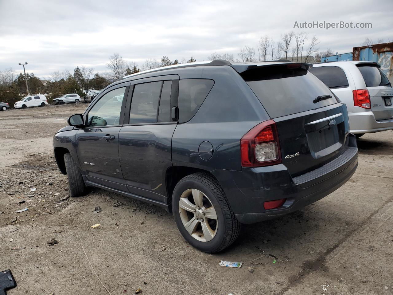 2014 Jeep Compass Latitude Charcoal vin: 1C4NJDEBXED605549