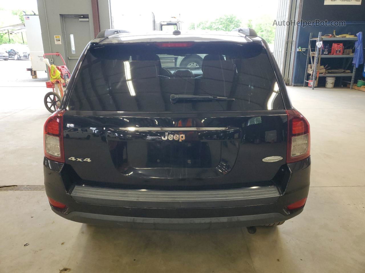 2014 Jeep Compass Latitude Black vin: 1C4NJDEBXED698122