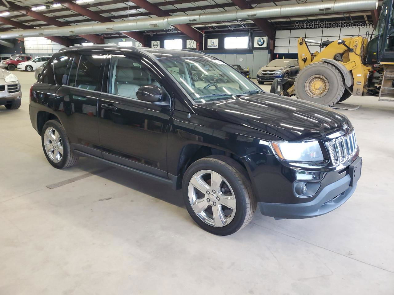 2014 Jeep Compass Latitude Black vin: 1C4NJDEBXED698122