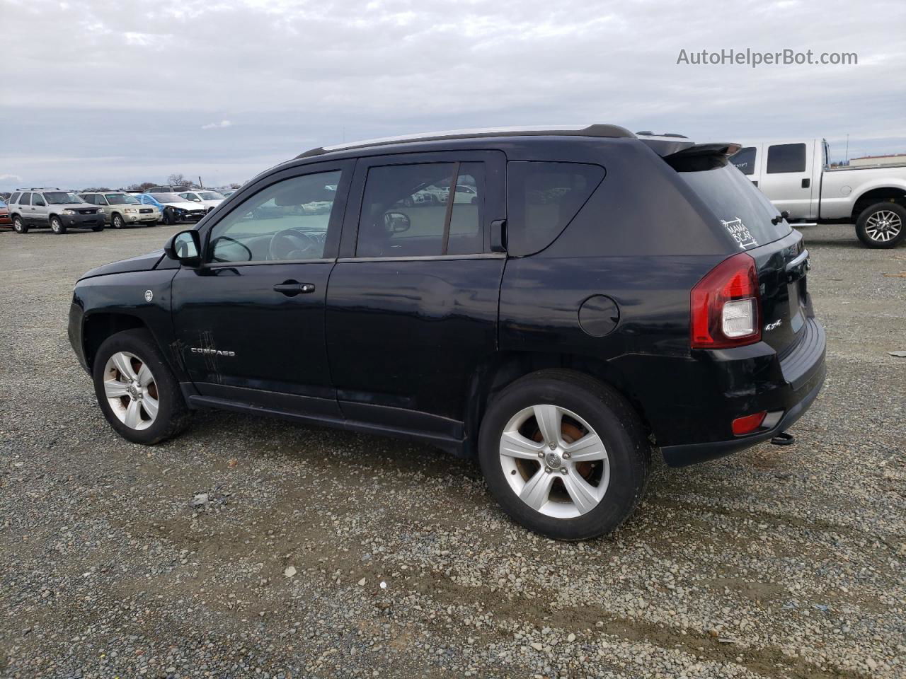 2014 Jeep Compass Latitude Черный vin: 1C4NJDEBXED910274