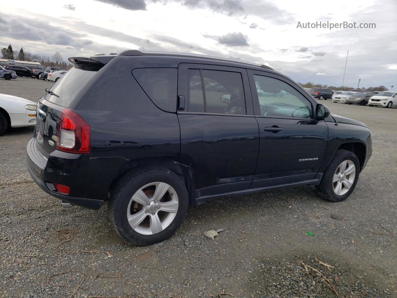 2014 Jeep Compass Latitude Черный vin: 1C4NJDEBXED910274