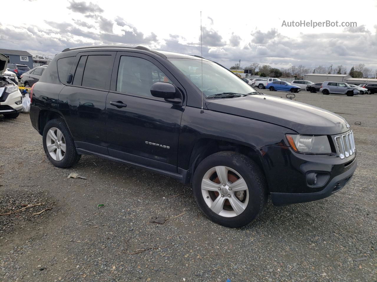 2014 Jeep Compass Latitude Черный vin: 1C4NJDEBXED910274