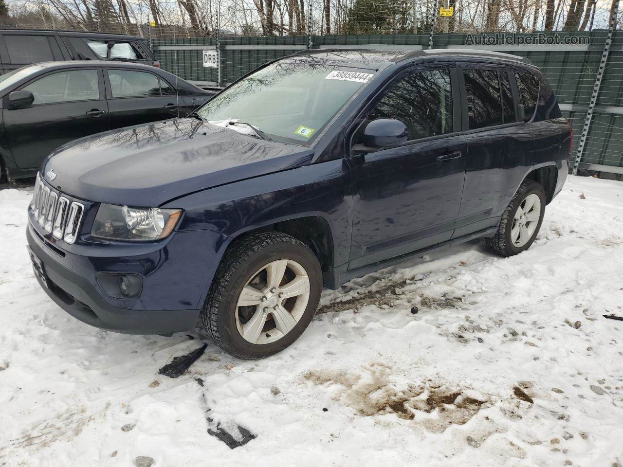 2016 Jeep Compass Latitude Blue vin: 1C4NJDEBXGD572457