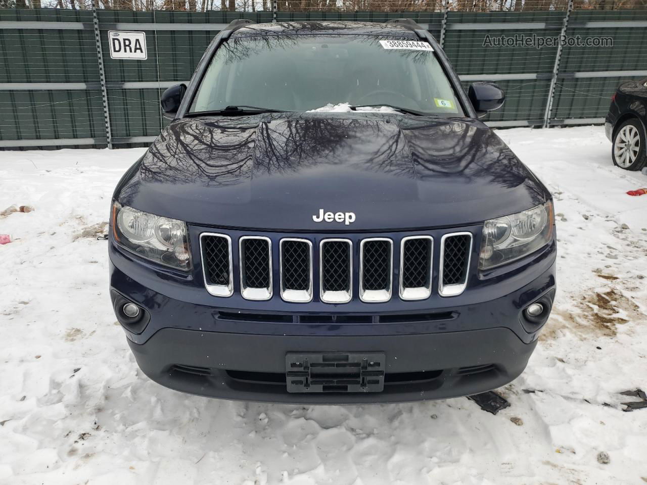 2016 Jeep Compass Latitude Синий vin: 1C4NJDEBXGD572457