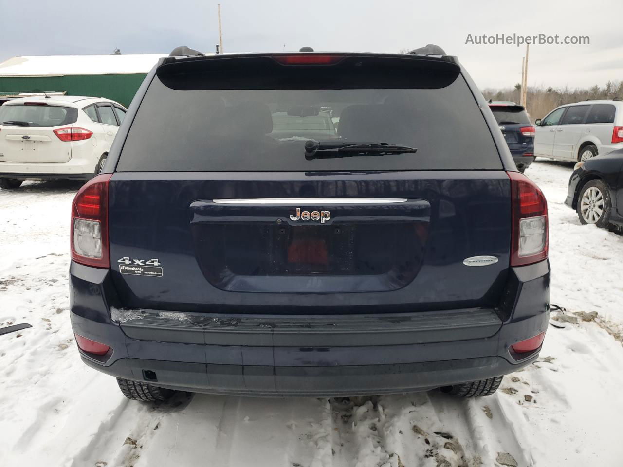 2016 Jeep Compass Latitude Blue vin: 1C4NJDEBXGD572457