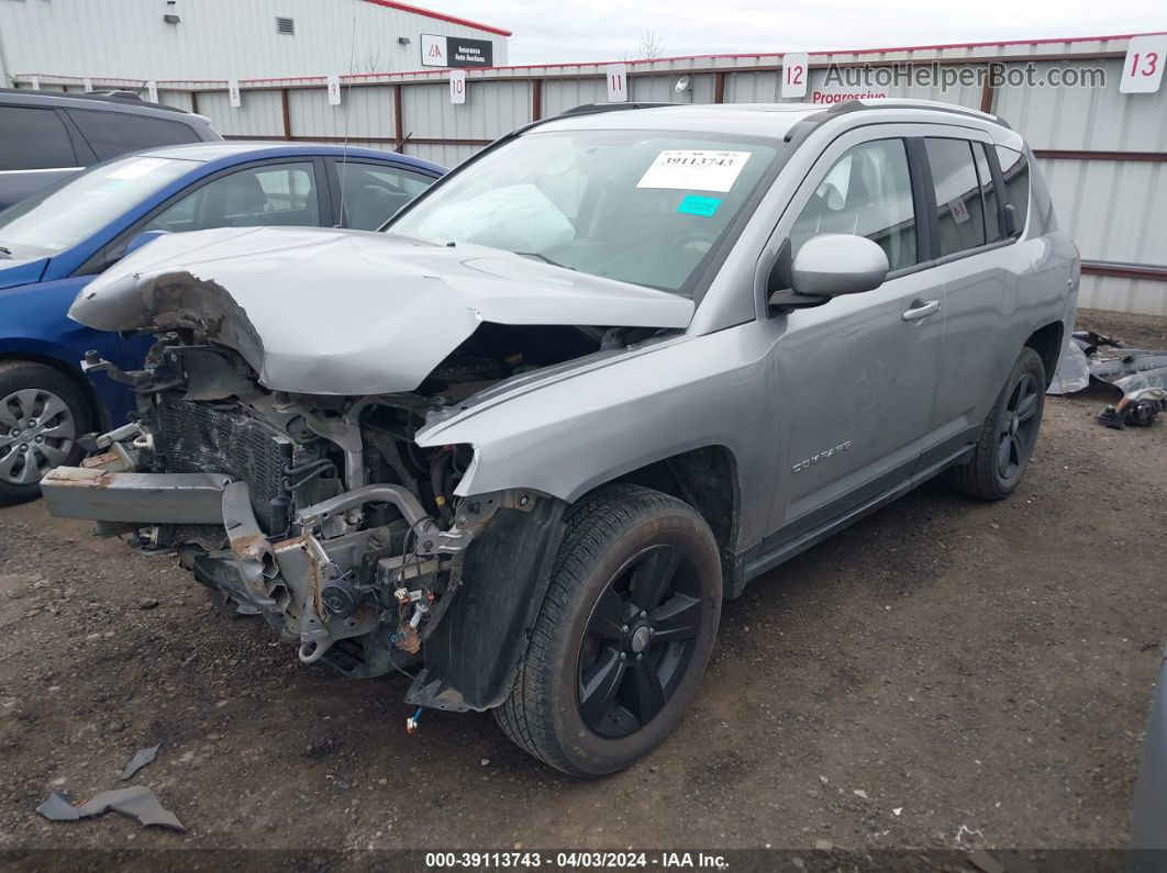 2016 Jeep Compass High Altitude Edition Silver vin: 1C4NJDEBXGD657816