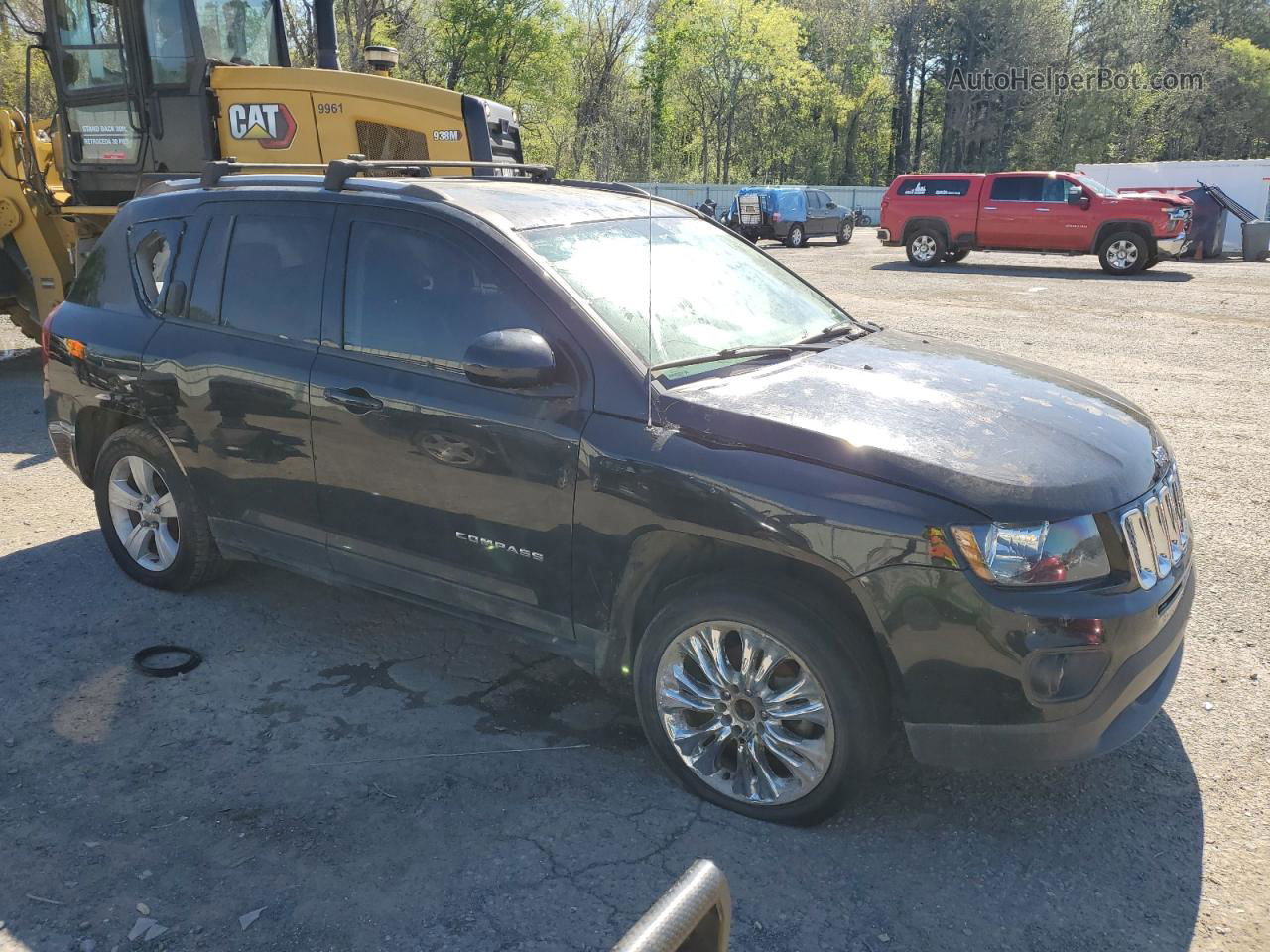 2016 Jeep Compass Latitude Black vin: 1C4NJDEBXGD758421