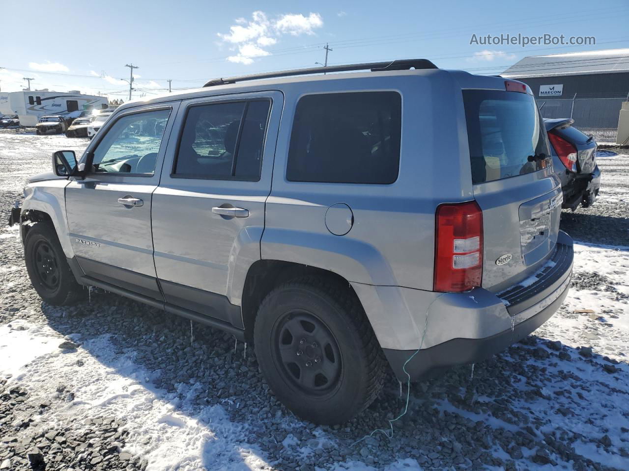 2014 Jeep Patriot  Silver vin: 1C4NJPAB0ED845068