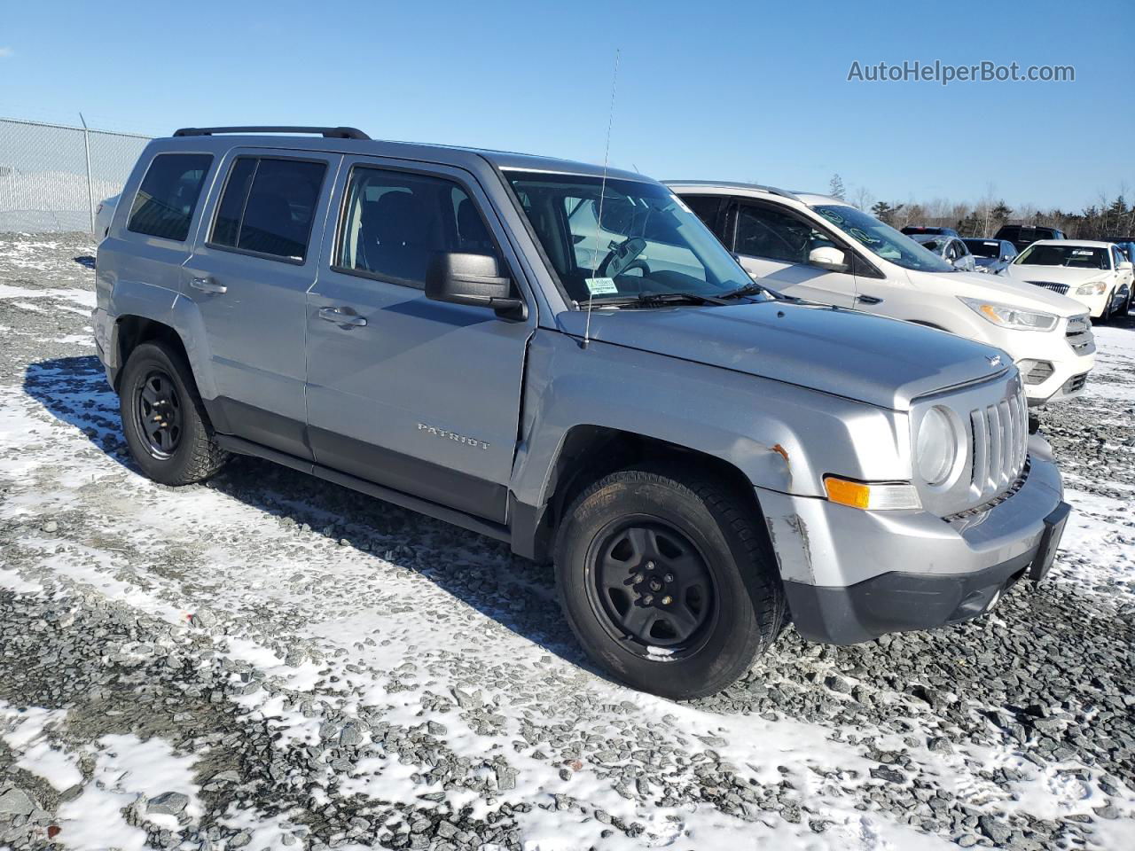 2014 Jeep Patriot  Silver vin: 1C4NJPAB0ED845068