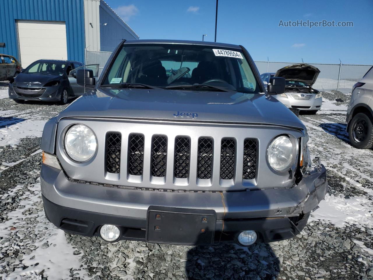 2014 Jeep Patriot  Silver vin: 1C4NJPAB0ED845068