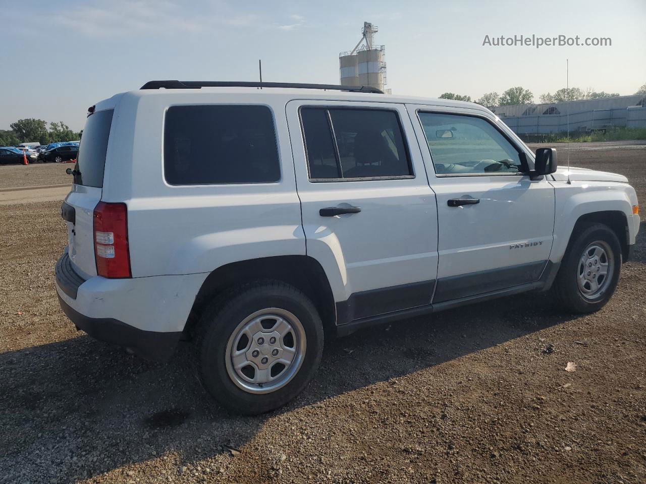 2012 Jeep Patriot Sport White vin: 1C4NJPBA0CD507401