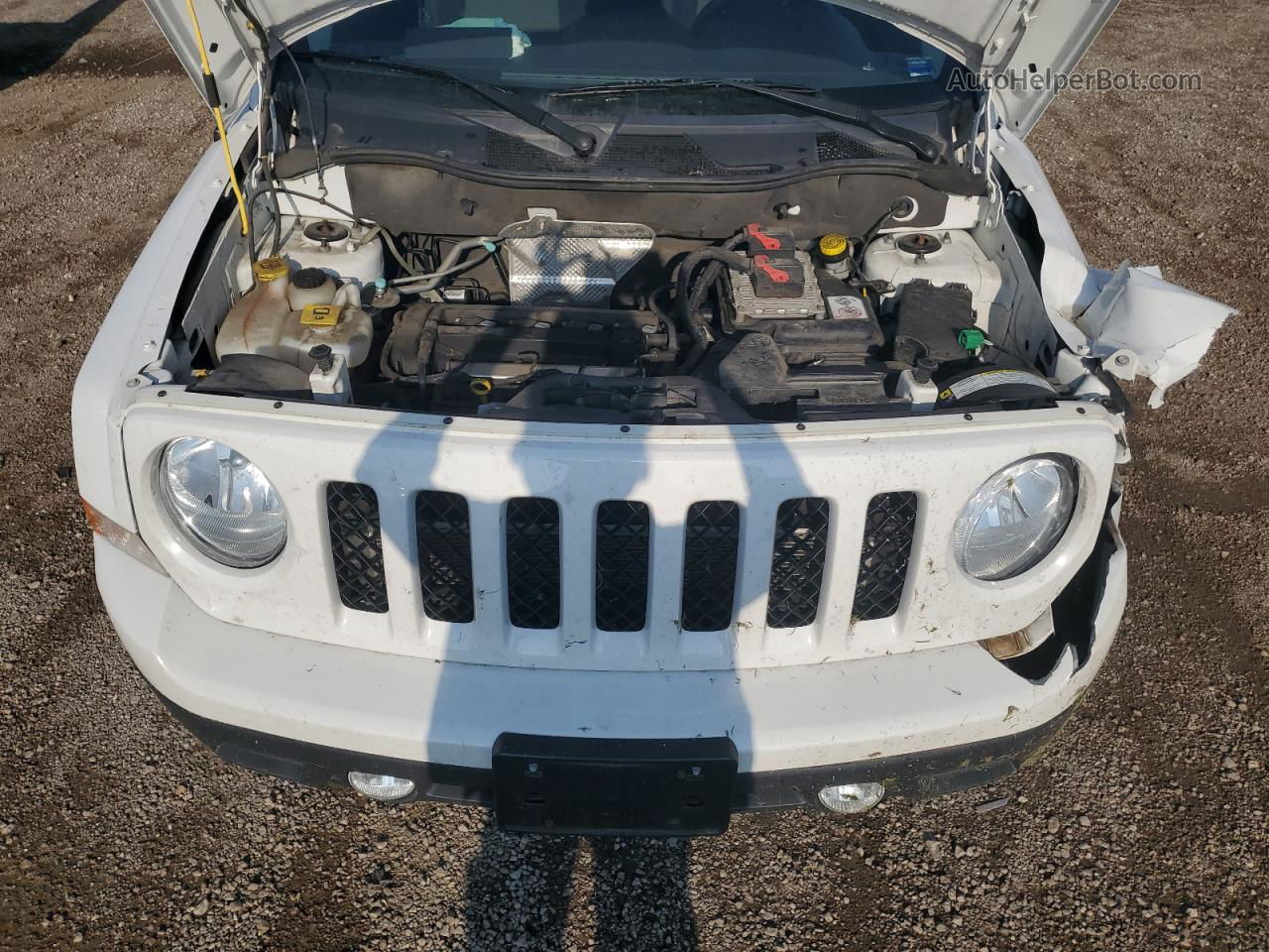 2012 Jeep Patriot Sport Белый vin: 1C4NJPBA0CD507401