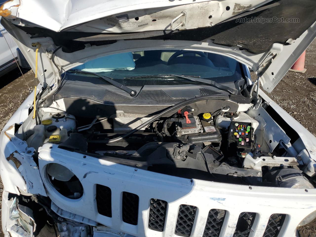 2012 Jeep Patriot Sport White vin: 1C4NJPBA0CD593440