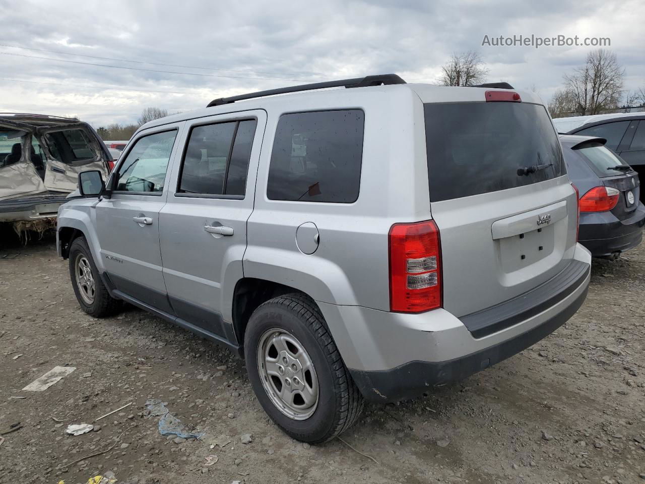 2012 Jeep Patriot Sport Silver vin: 1C4NJPBA0CD639896