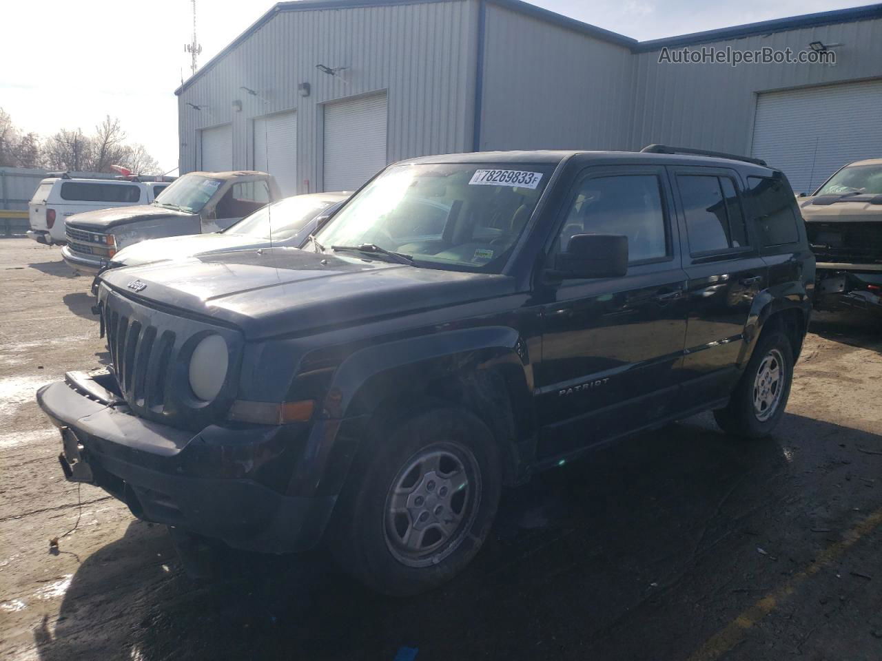 2012 Jeep Patriot Sport Черный vin: 1C4NJPBA0CD661056