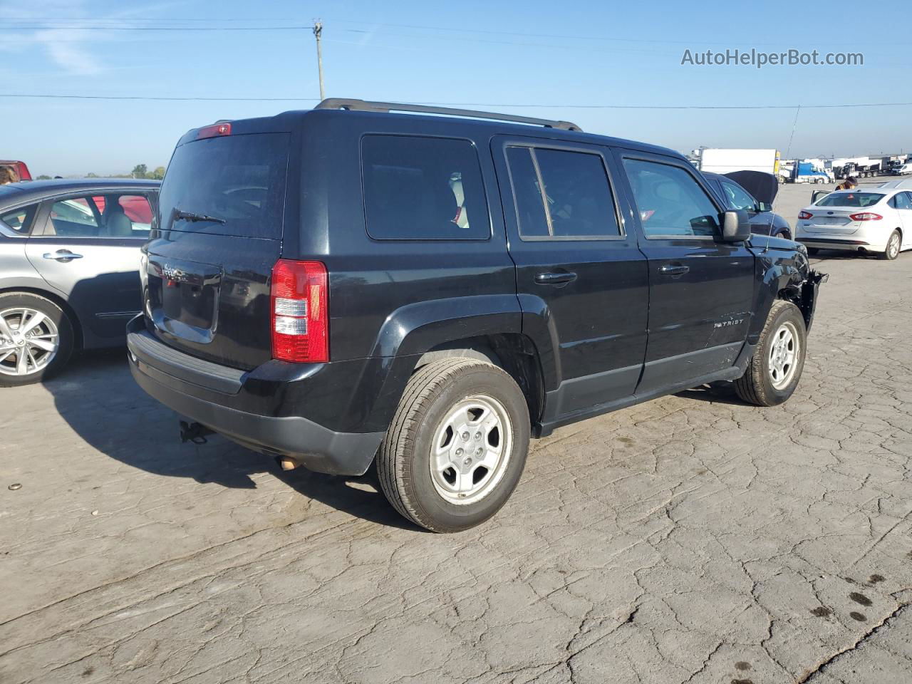 2012 Jeep Patriot Sport Black vin: 1C4NJPBA0CD722356