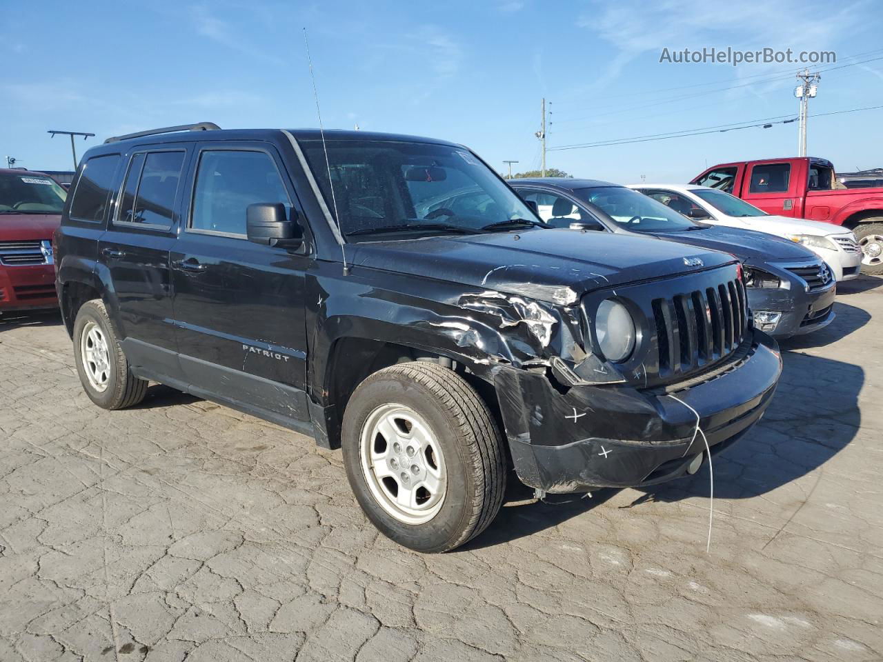 2012 Jeep Patriot Sport Черный vin: 1C4NJPBA0CD722356