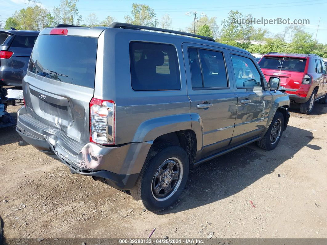 2014 Jeep Patriot Sport Gray vin: 1C4NJPBA0ED523875