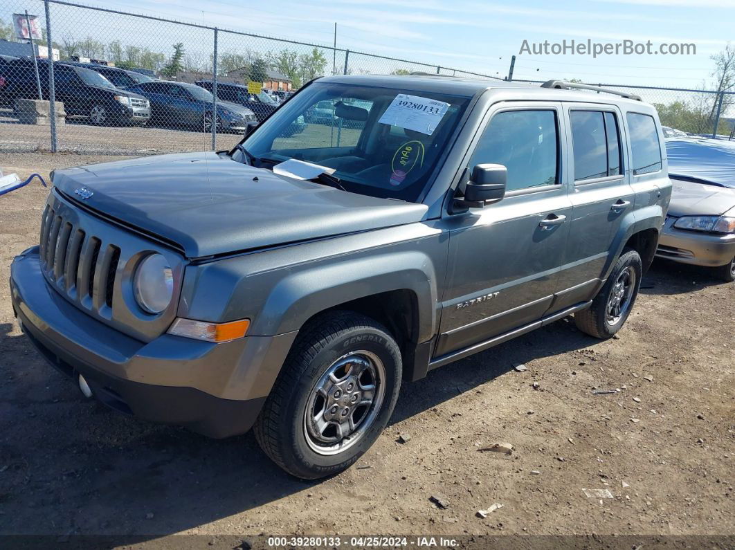 2014 Jeep Patriot Sport Gray vin: 1C4NJPBA0ED523875