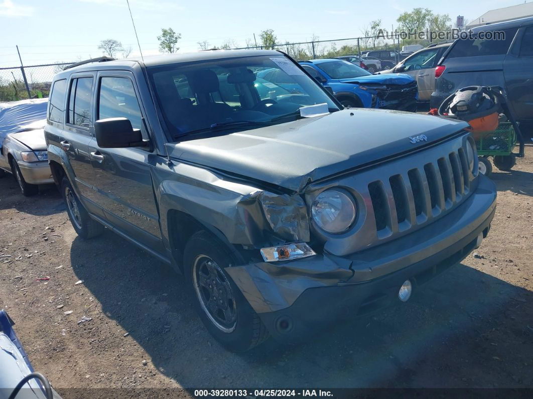 2014 Jeep Patriot Sport Gray vin: 1C4NJPBA0ED523875