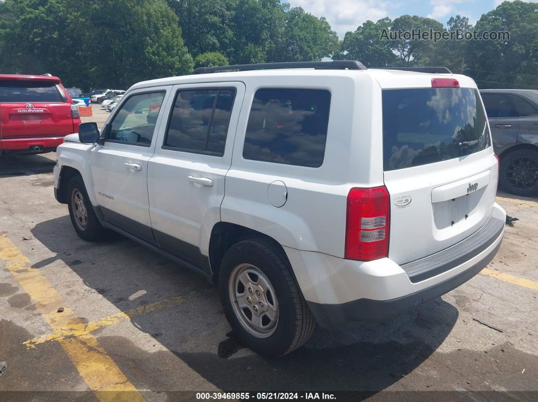 2014 Jeep Patriot Sport White vin: 1C4NJPBA0ED632594