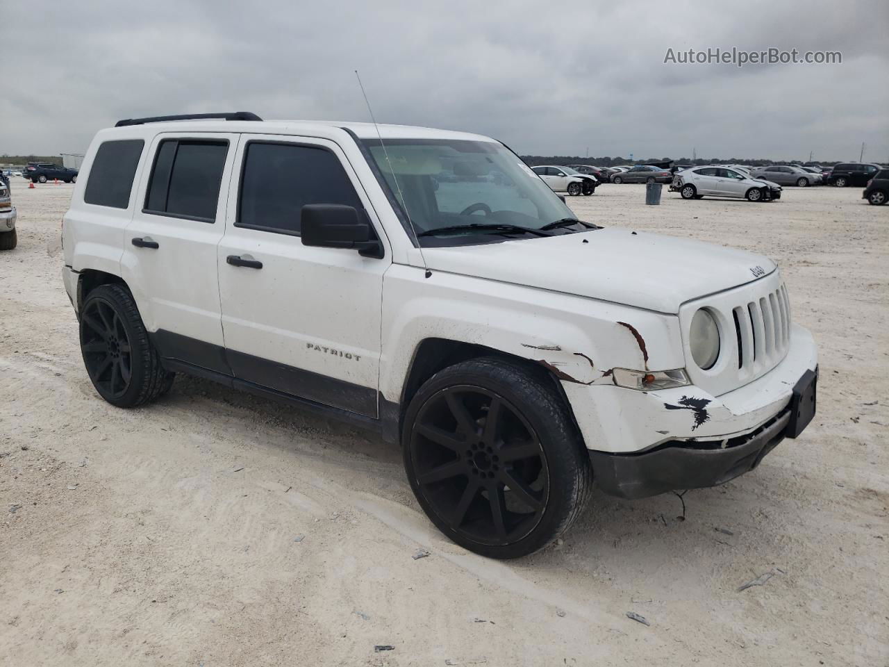 2014 Jeep Patriot Sport White vin: 1C4NJPBA0ED676658