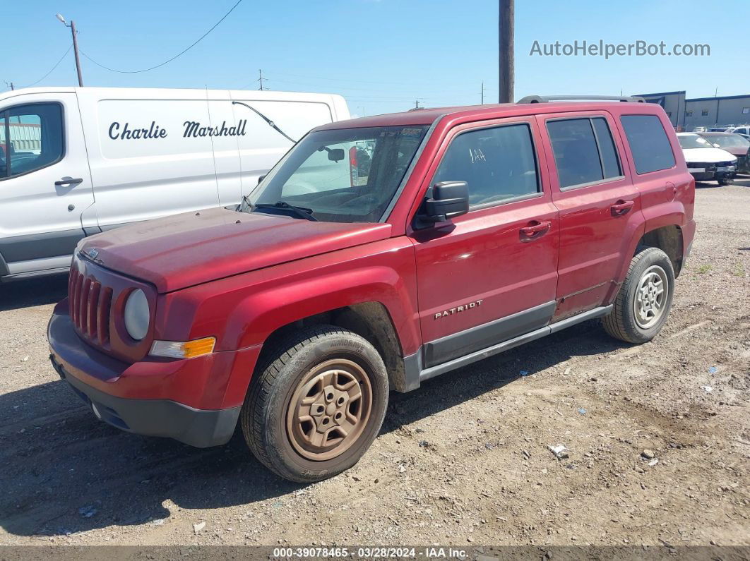 2014 Jeep Patriot Sport Red vin: 1C4NJPBA0ED749818