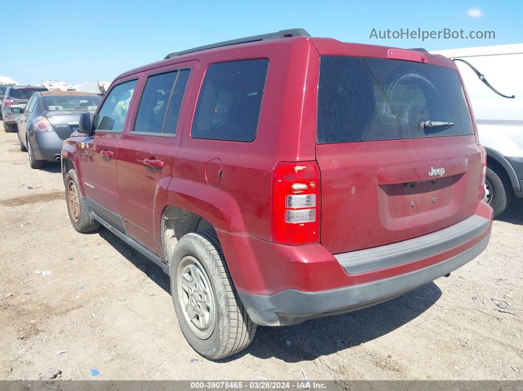 2014 Jeep Patriot Sport Red vin: 1C4NJPBA0ED749818