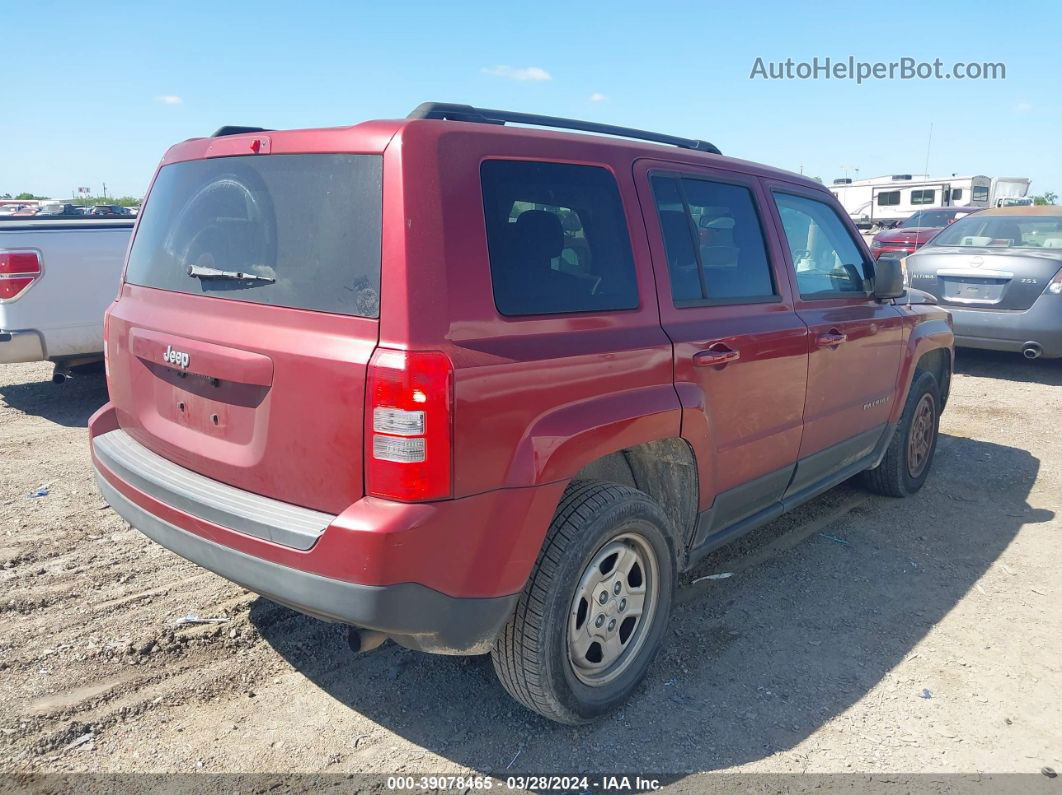 2014 Jeep Patriot Sport Red vin: 1C4NJPBA0ED749818