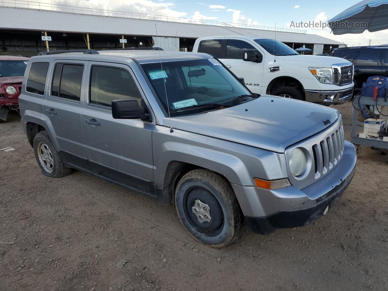 2014 Jeep Patriot Sport Gray vin: 1C4NJPBA0ED813579