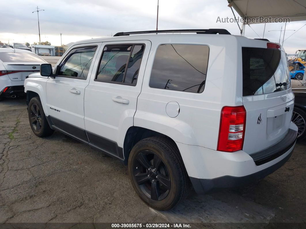 2014 Jeep Patriot Altitude White vin: 1C4NJPBA0ED814196