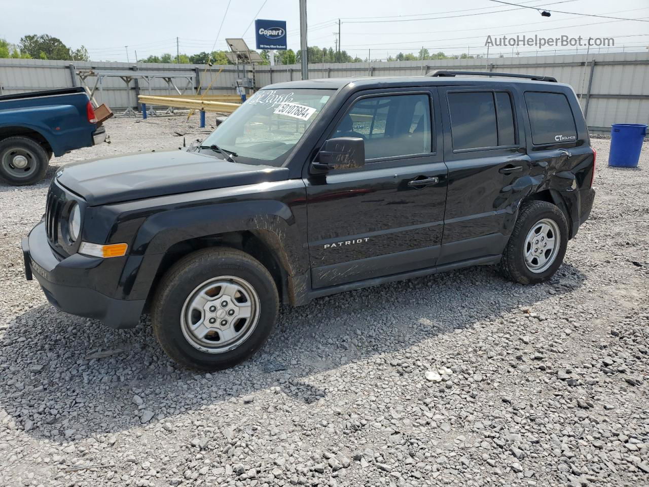 2016 Jeep Patriot Sport Black vin: 1C4NJPBA0GD669597