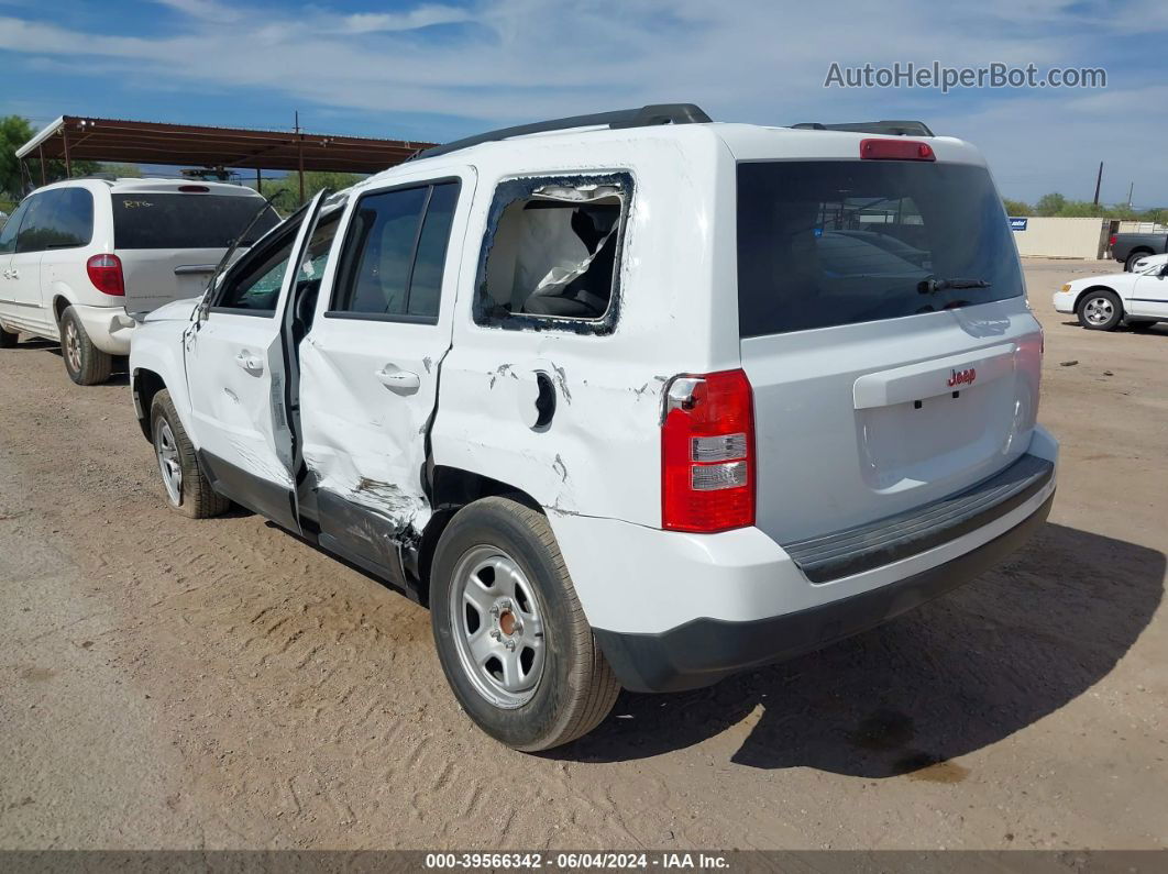 2016 Jeep Patriot Sport White vin: 1C4NJPBA0GD669793