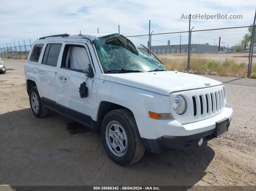 2016 Jeep Patriot Sport White vin: 1C4NJPBA0GD669793